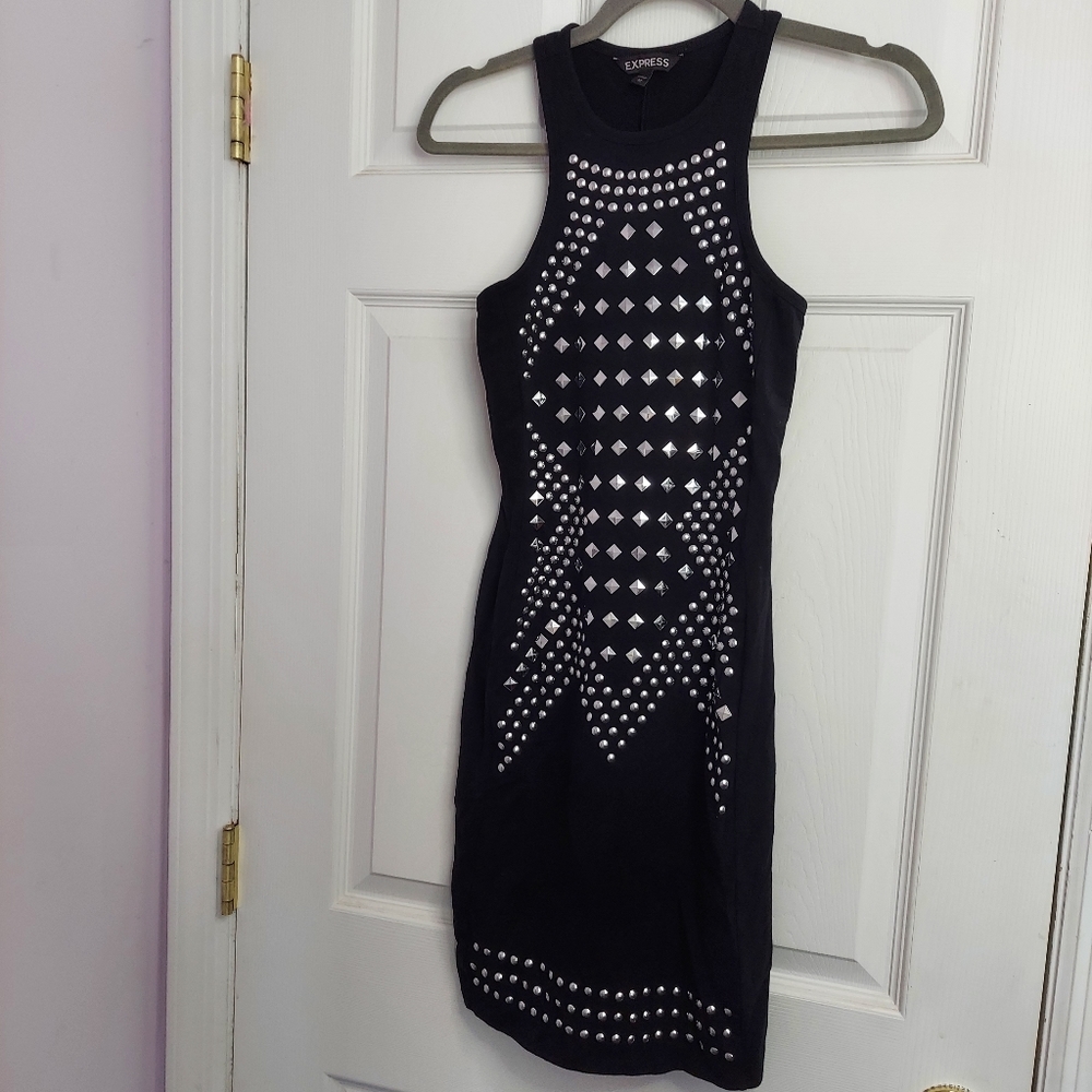 Express Racerback Stretchy Mini Party Dress